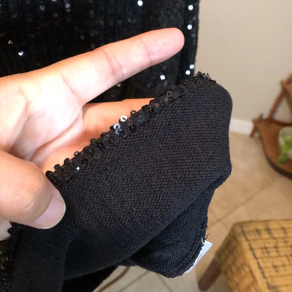 Momo Jimmy Black Sequin Sweater - M - Picture 9 of 9
